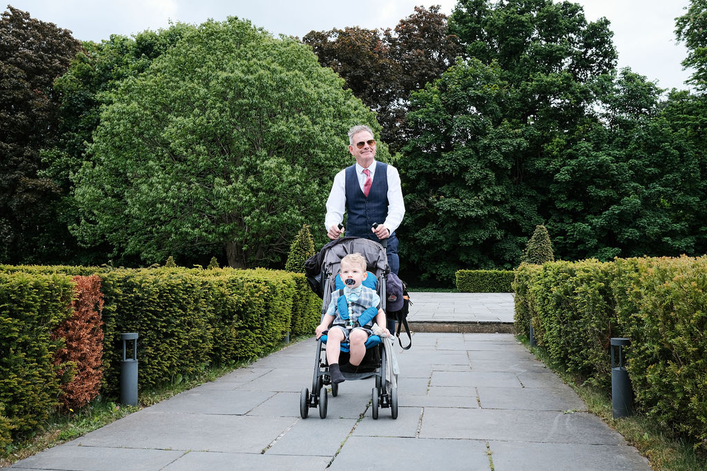 Swynford Manor wedding garden stroll