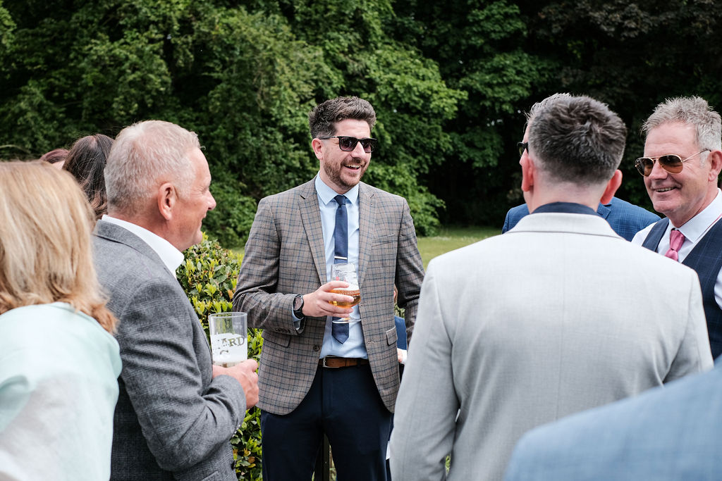 Swynford Manor wedding photographer drinks reception