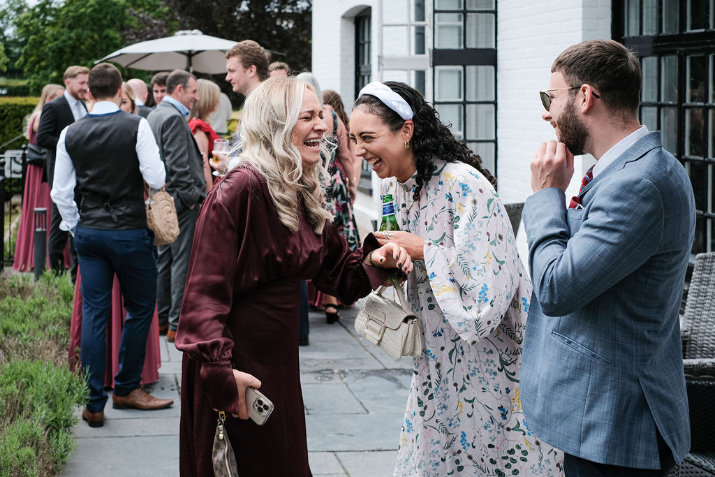 Swynford Manor wedding photographer drinks reception